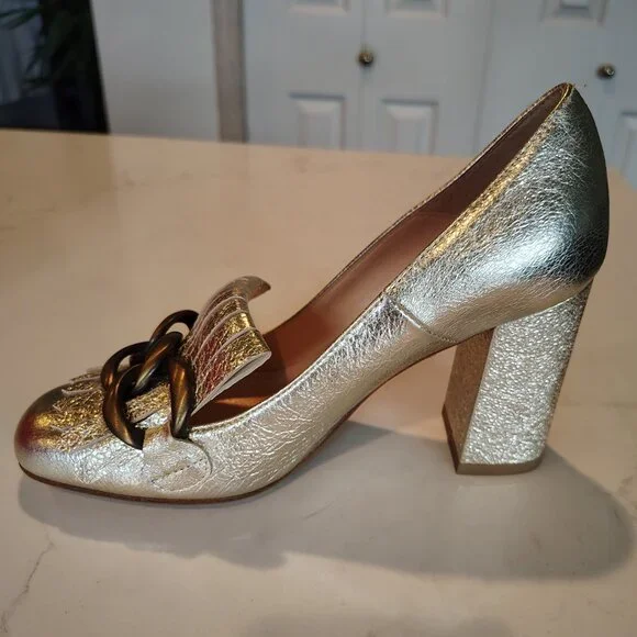 George J. Love Gucci-like Rio Platino (Gold) Loafer - Picture 2 of 8